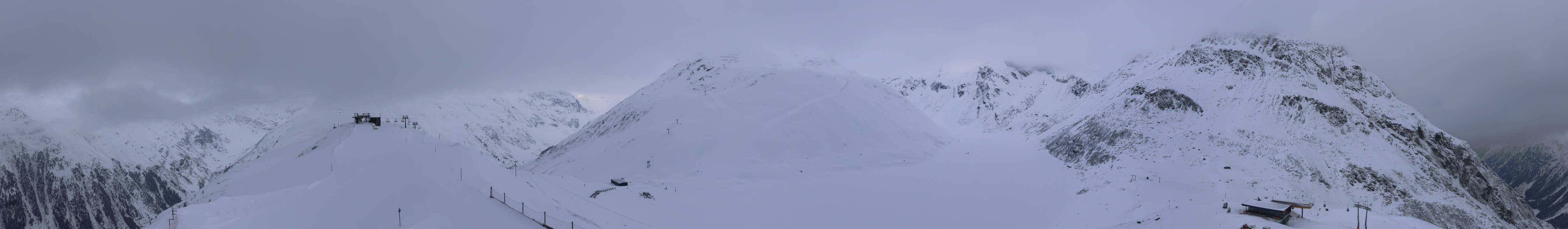 Archived image Webcam Pitztal - Rifflsee