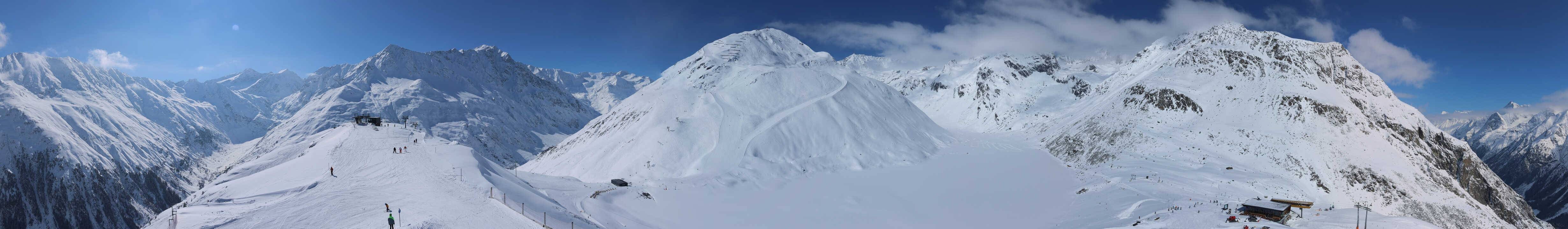 Archived image Webcam Pitztal - Rifflsee