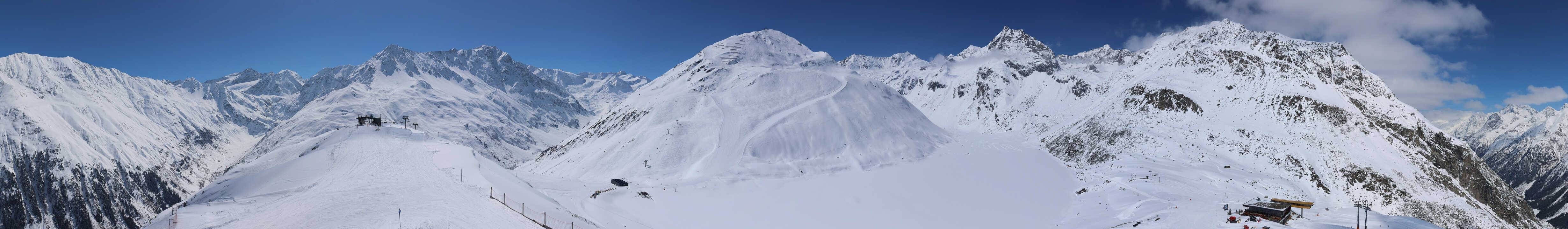 Archived image Webcam Pitztal - Rifflsee