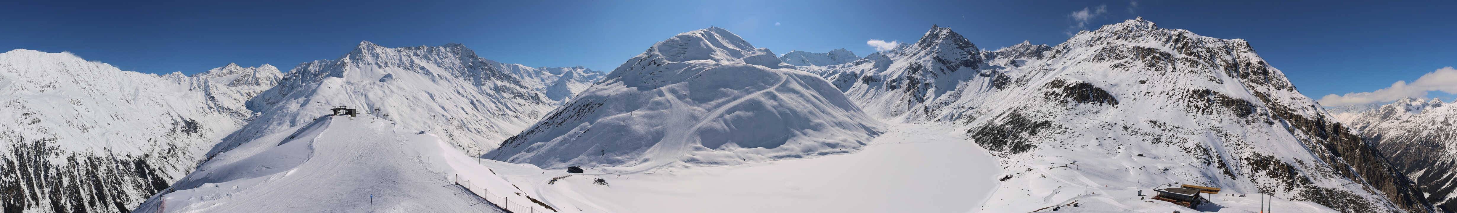 Archived image Webcam Pitztal - Rifflsee