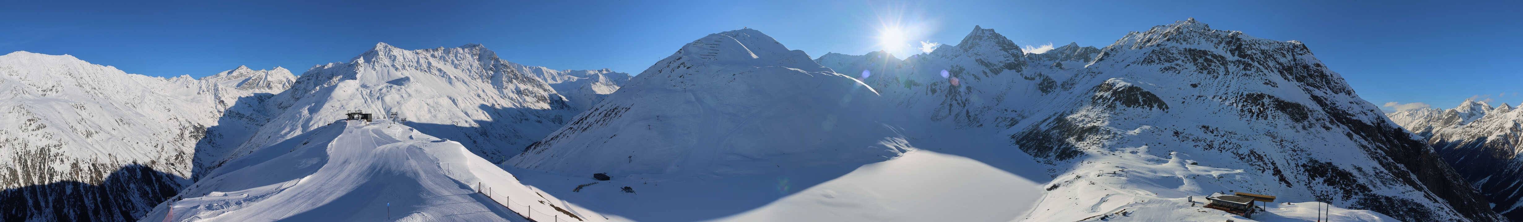 Archived image Webcam Pitztal - Rifflsee