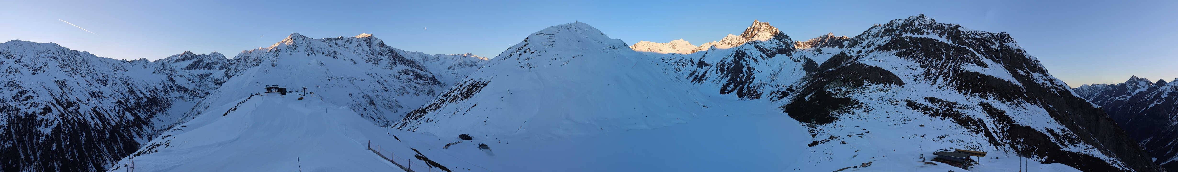 Archived image Webcam Pitztal - Rifflsee