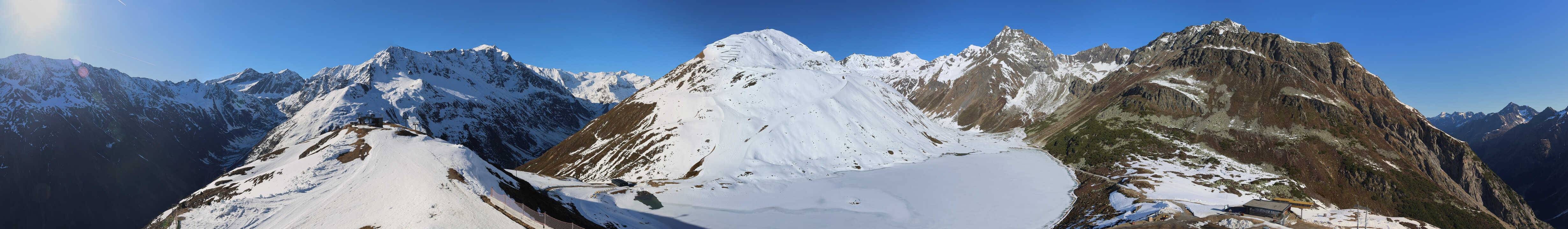 Archiv Foto Webcam Panoramablick auf den Rifflsee