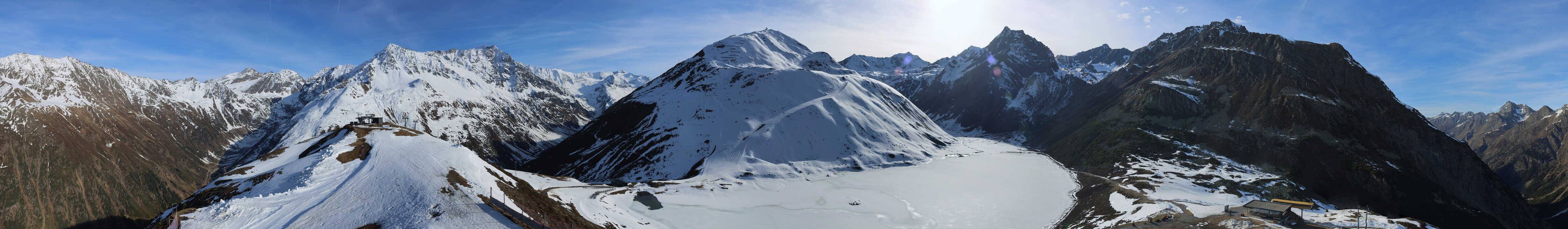 Archiv Foto Webcam Panoramablick auf den Rifflsee