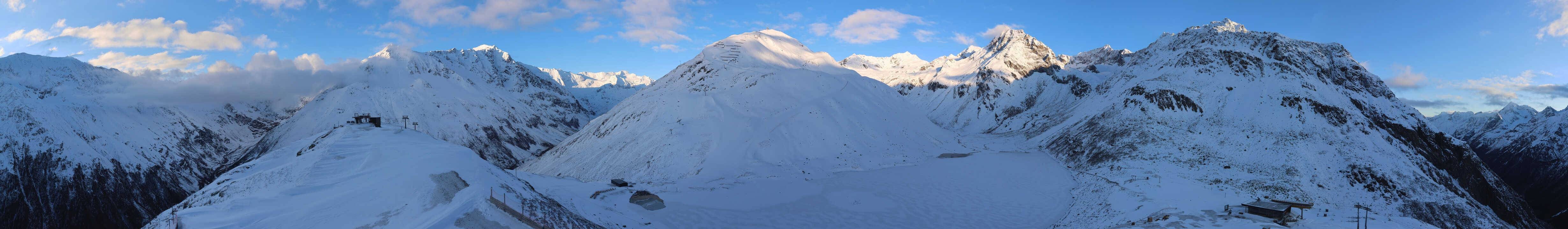 Archiv Foto Webcam Panoramablick auf den Rifflsee