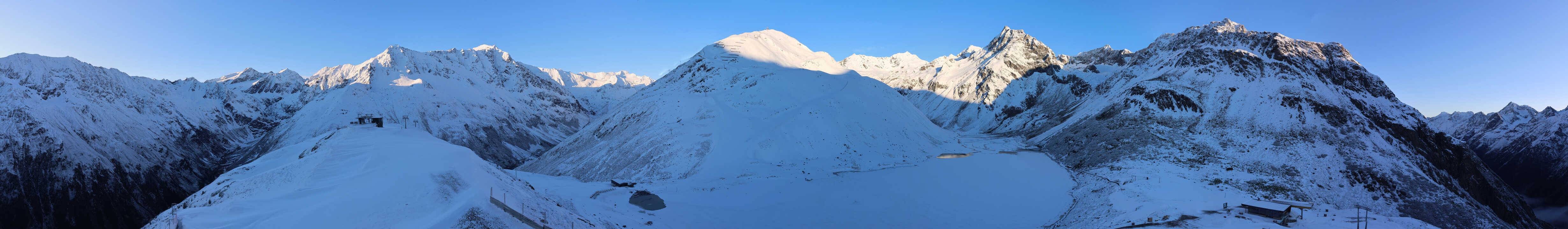 Archived image Webcam Pitztal - Rifflsee