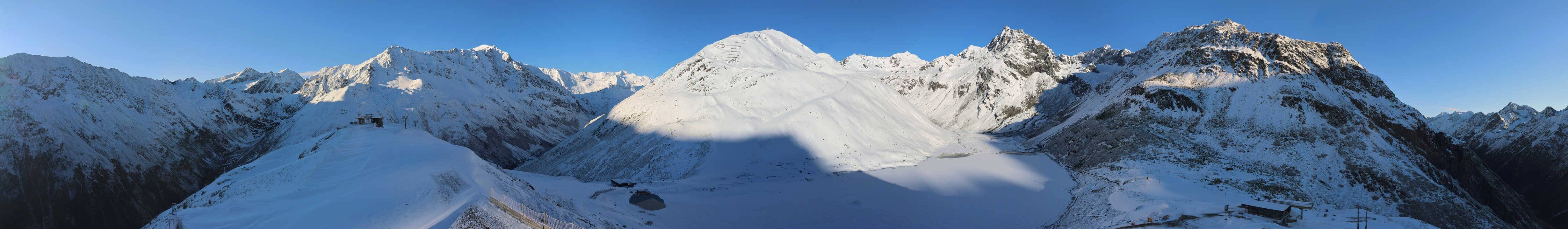 Archived image Webcam Pitztal - Rifflsee
