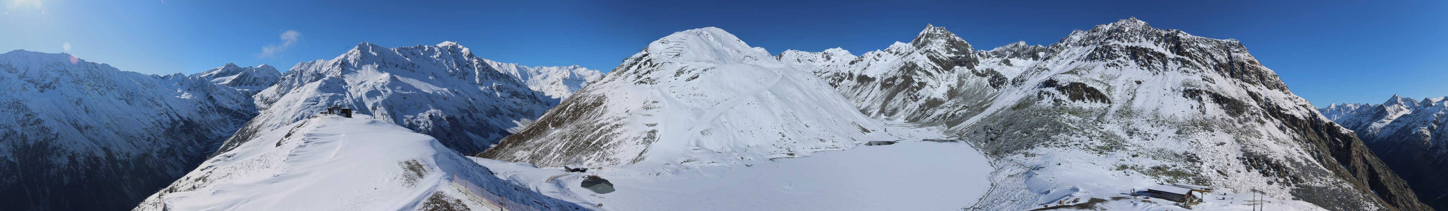 Archived image Webcam Pitztal - Rifflsee
