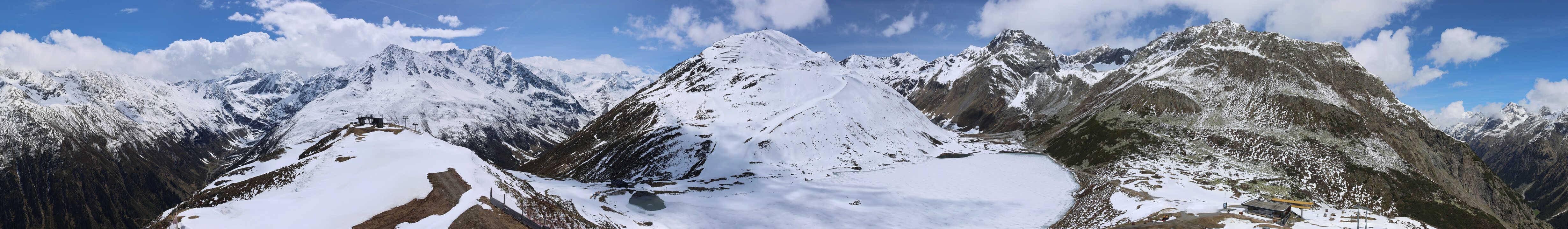 Archived image Webcam Pitztal - Rifflsee