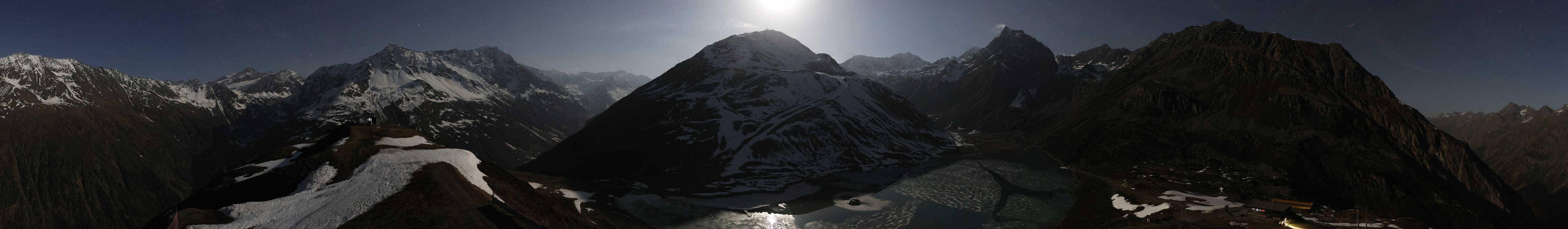 Archiv Foto Webcam Panoramablick auf den Rifflsee