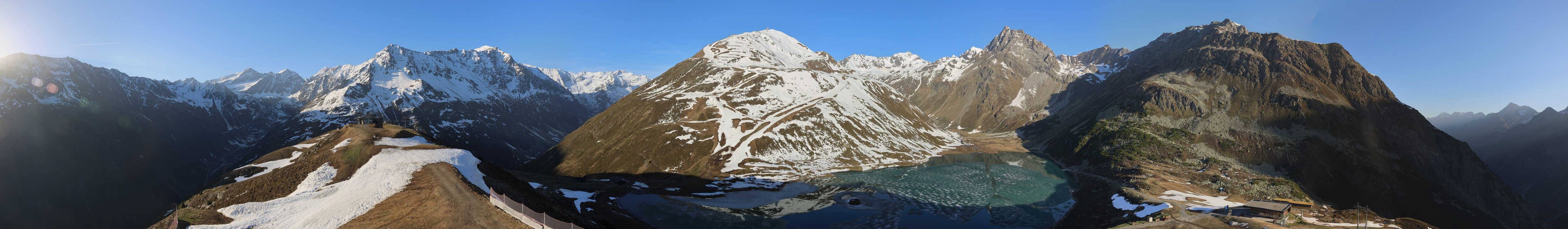 Archiv Foto Webcam Panoramablick auf den Rifflsee