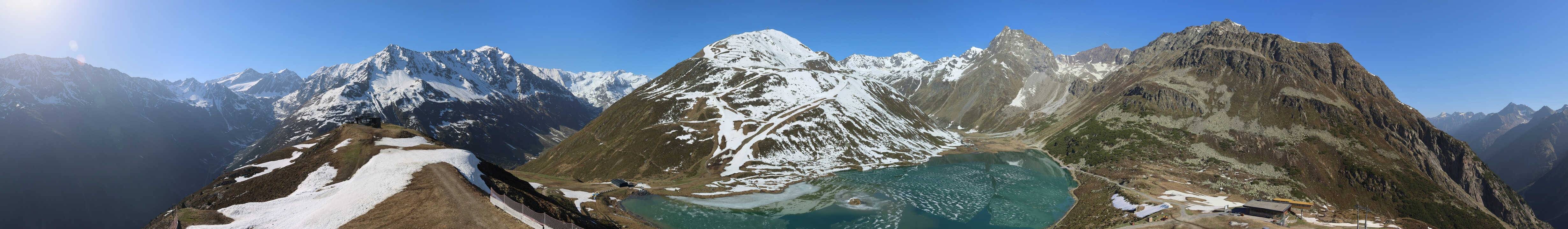 Archiv Foto Webcam Panoramablick auf den Rifflsee