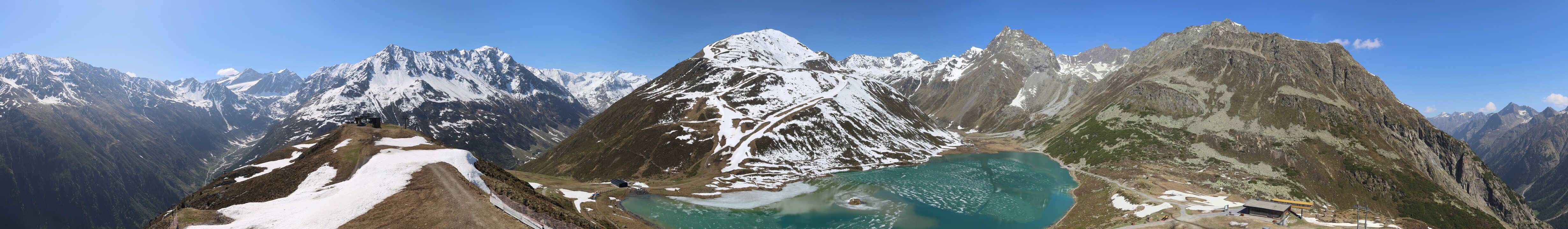 Archiv Foto Webcam Panoramablick auf den Rifflsee