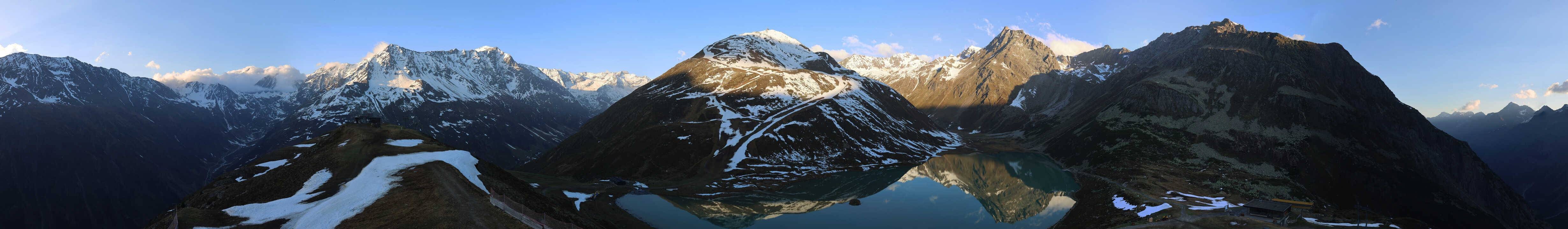Archiv Foto Webcam Panoramablick auf den Rifflsee