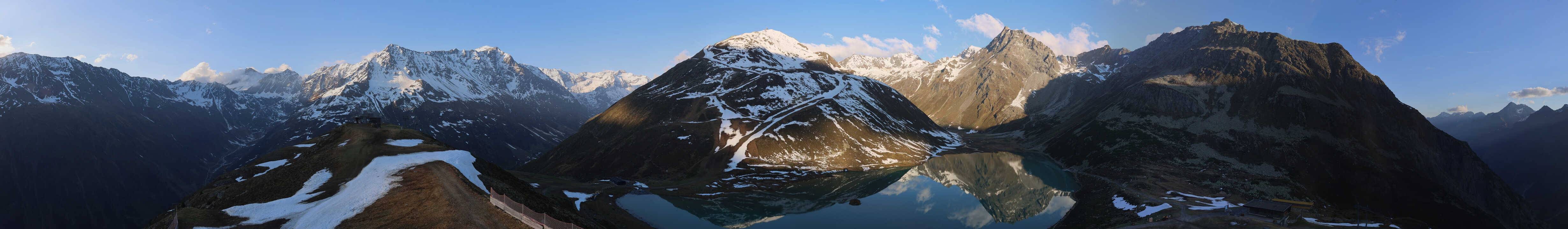 Archiv Foto Webcam Panoramablick auf den Rifflsee
