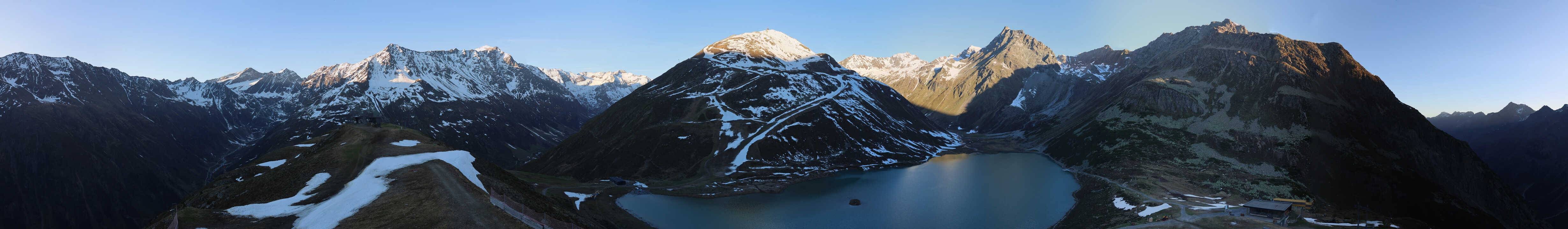 Archiv Foto Webcam Panoramablick auf den Rifflsee