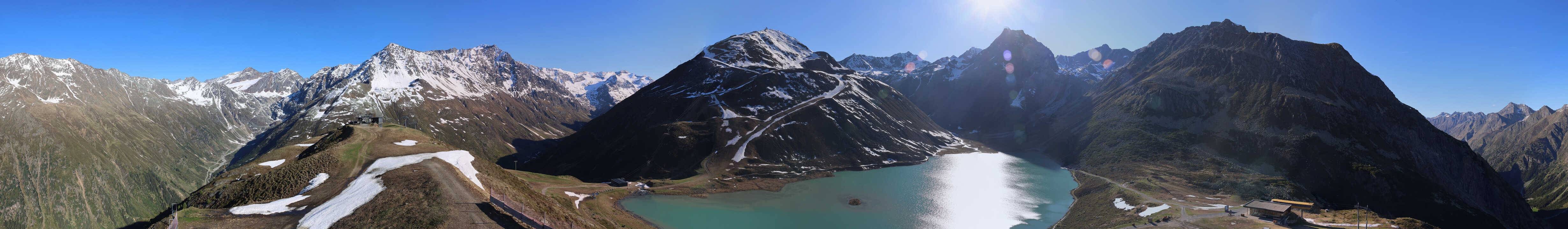 Archiv Foto Webcam Panoramablick auf den Rifflsee