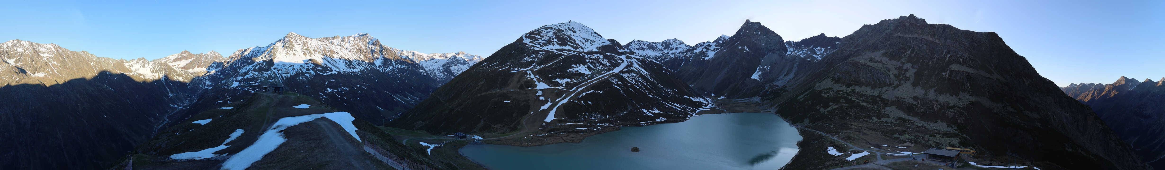 Archiv Foto Webcam Panoramablick auf den Rifflsee