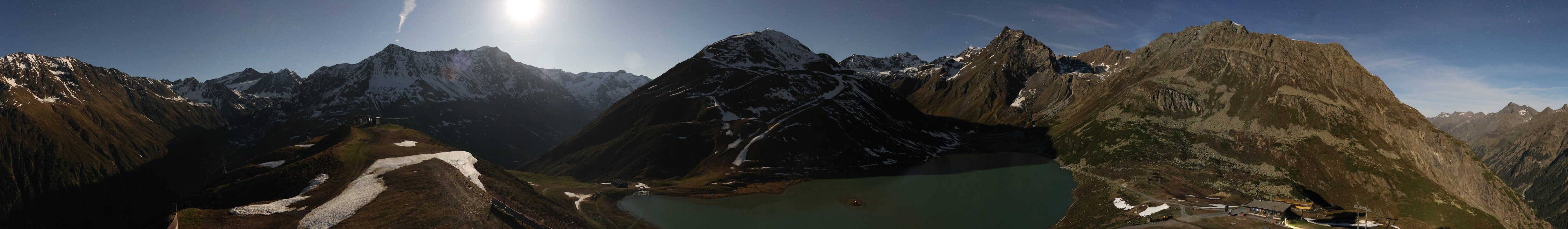 Archived image Webcam Pitztal - Rifflsee
