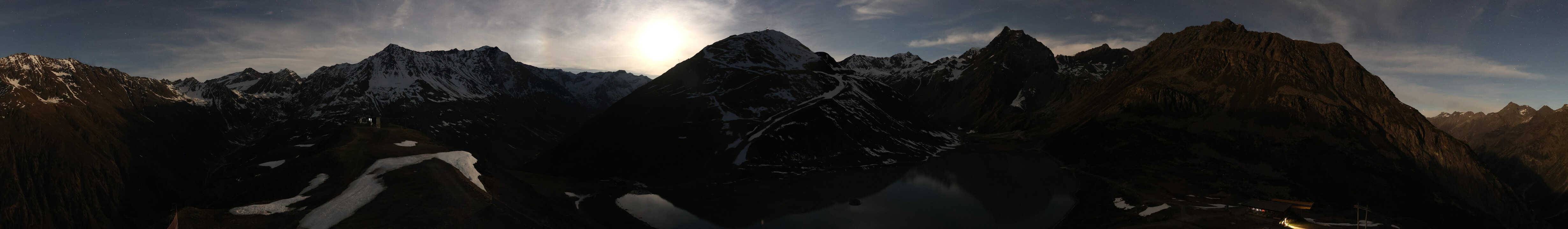 Archived image Webcam Pitztal - Rifflsee