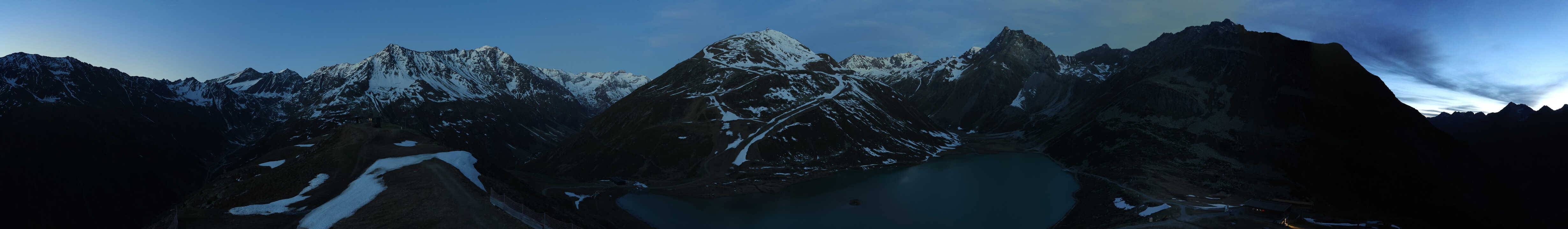 Archived image Webcam Pitztal - Rifflsee