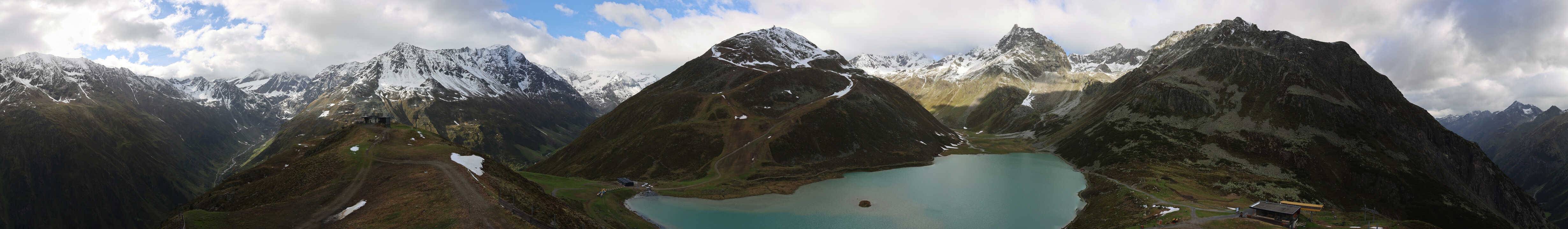 Archiv Foto Webcam Panoramablick auf den Rifflsee