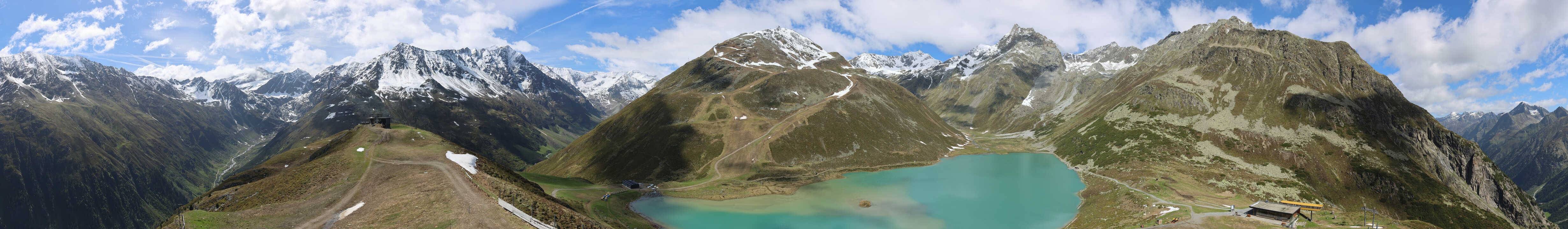 Archiv Foto Webcam Panoramablick auf den Rifflsee