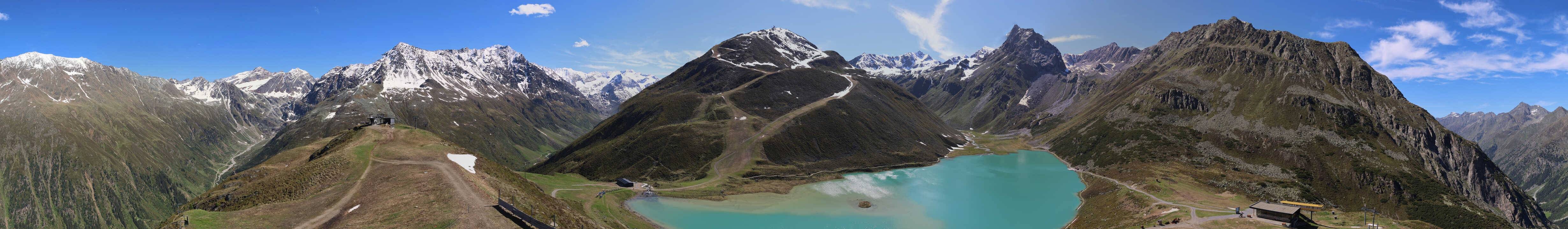Archiv Foto Webcam Panoramablick auf den Rifflsee