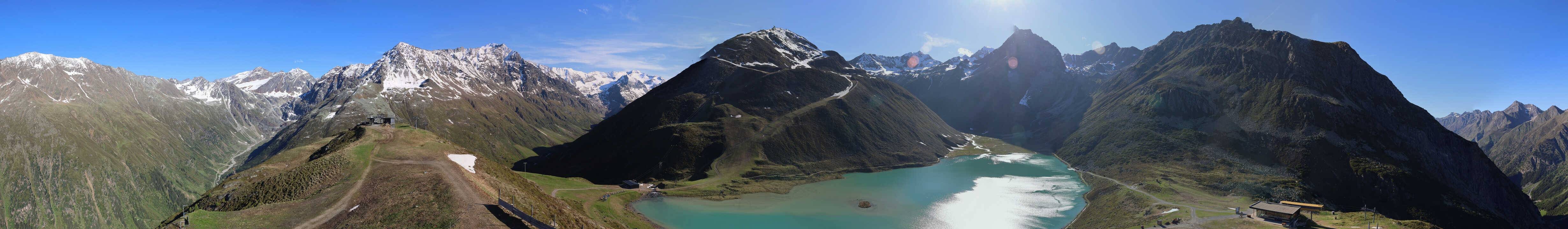 Archiv Foto Webcam Panoramablick auf den Rifflsee
