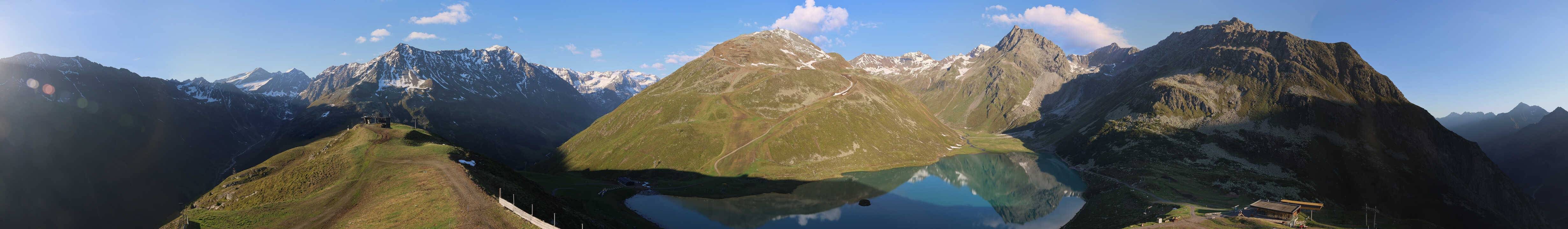 Archived image Webcam Pitztal - Rifflsee