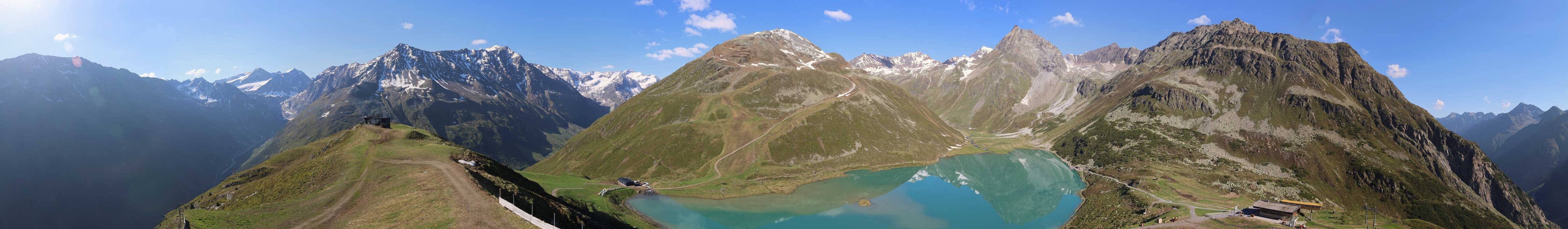 Archived image Webcam Pitztal - Rifflsee