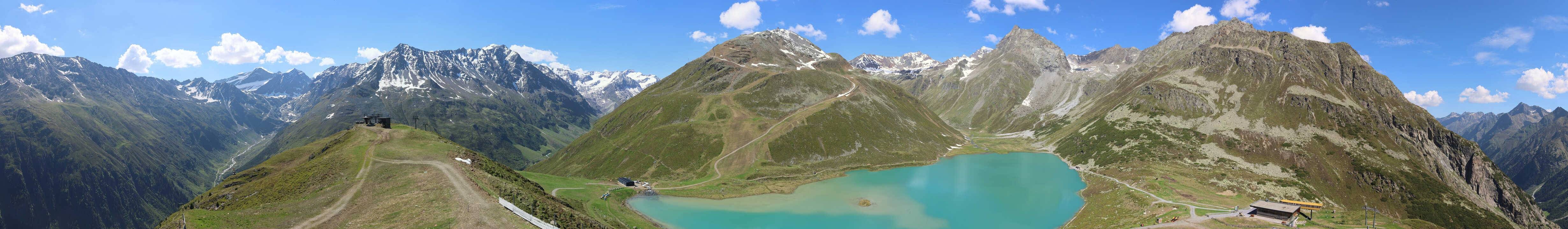 Archiv Foto Webcam Panoramablick auf den Rifflsee