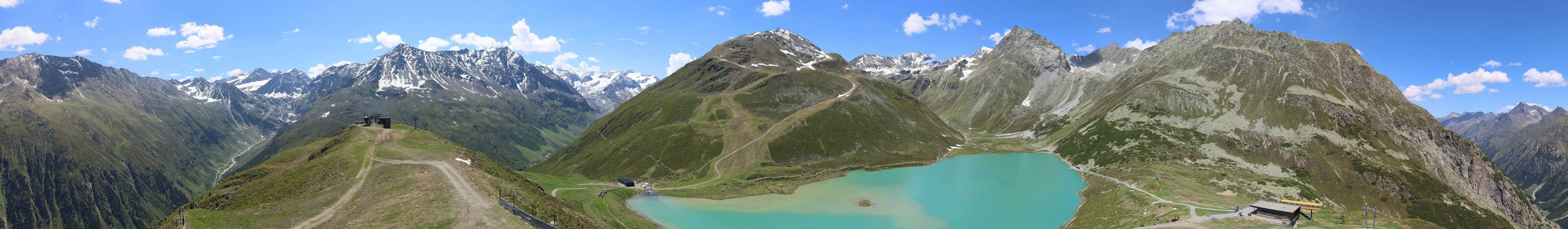 Archiv Foto Webcam Panoramablick auf den Rifflsee
