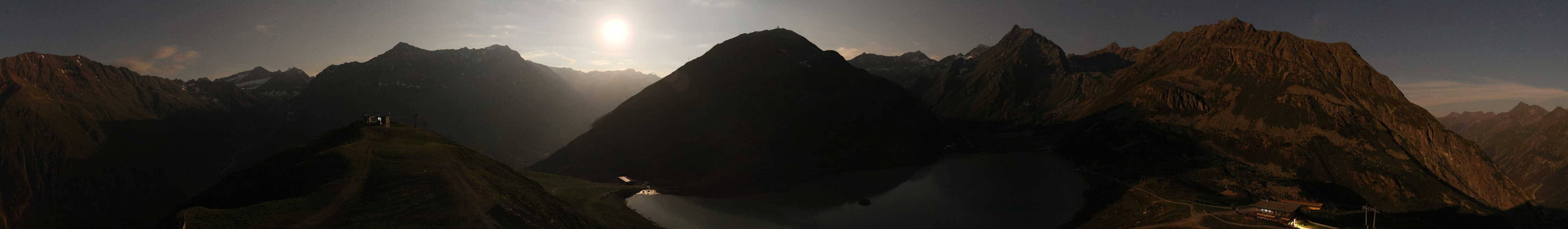 Archived image Webcam Pitztal - Rifflsee