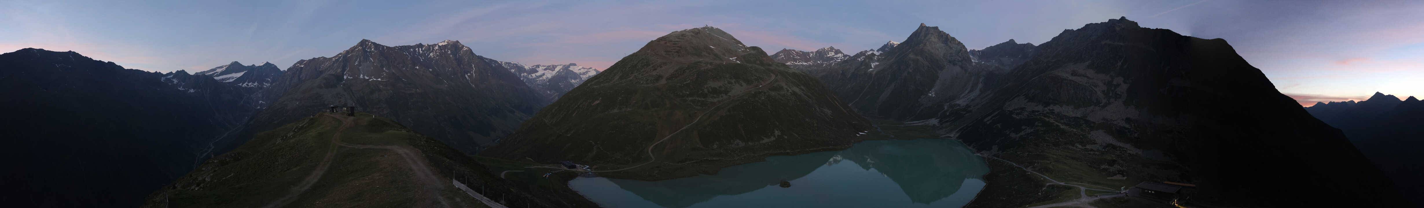 Archived image Webcam Pitztal - Rifflsee