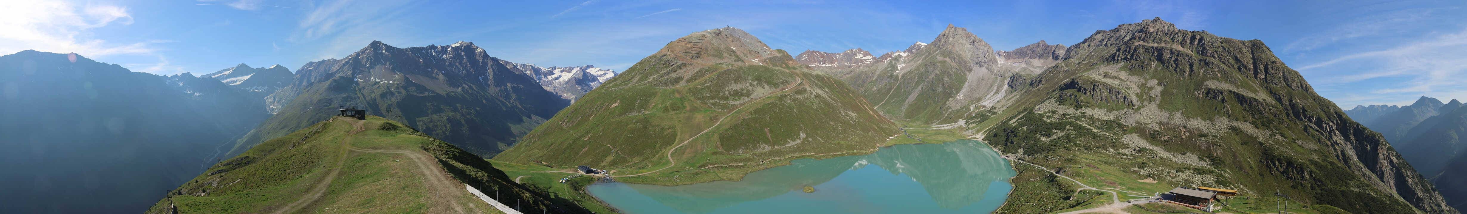 Archived image Webcam Pitztal - Rifflsee