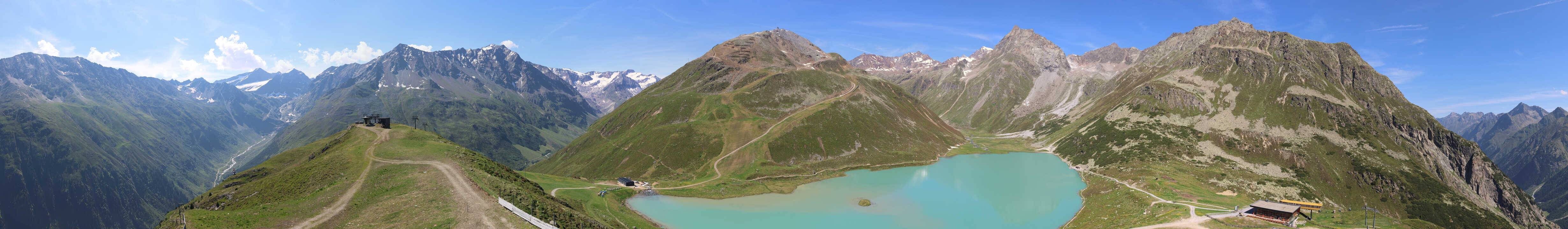 Archived image Webcam Pitztal - Rifflsee