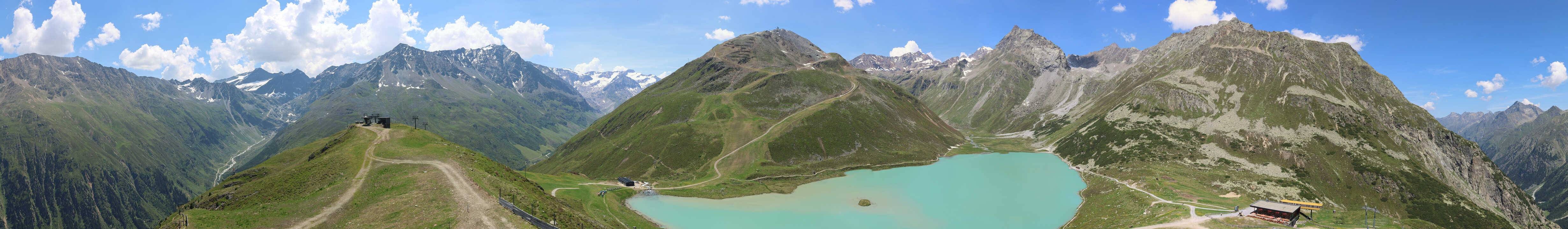 Archived image Webcam Pitztal - Rifflsee