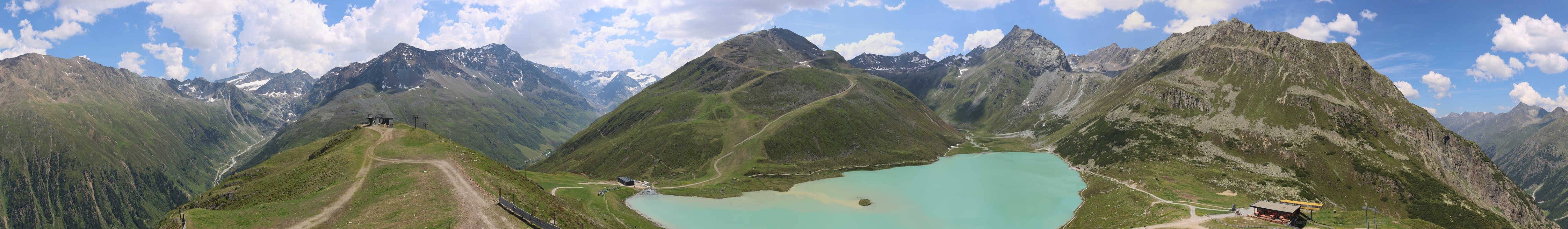 Archived image Webcam Pitztal - Rifflsee