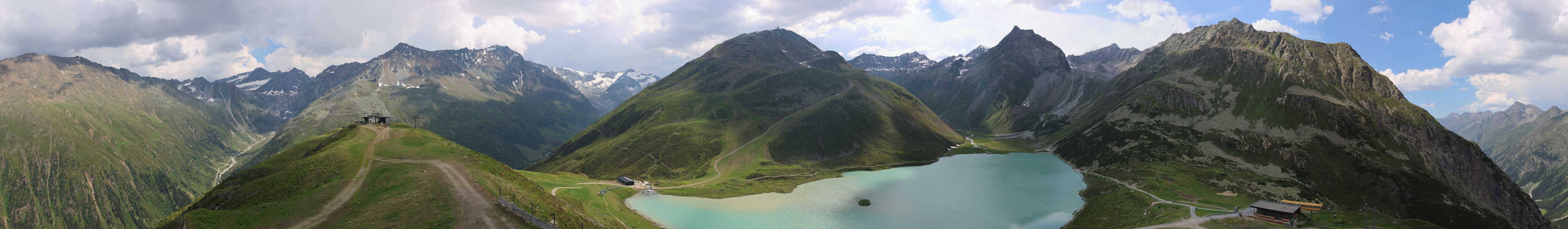 Archived image Webcam Pitztal - Rifflsee