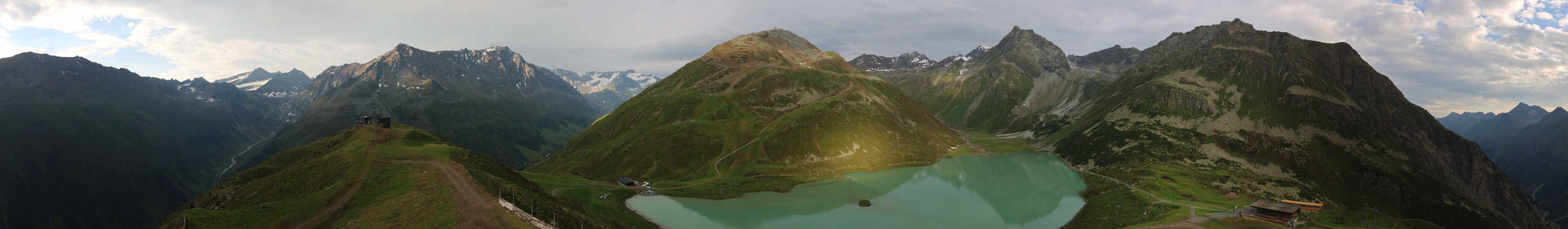 Archiv Foto Webcam Panoramablick auf den Rifflsee