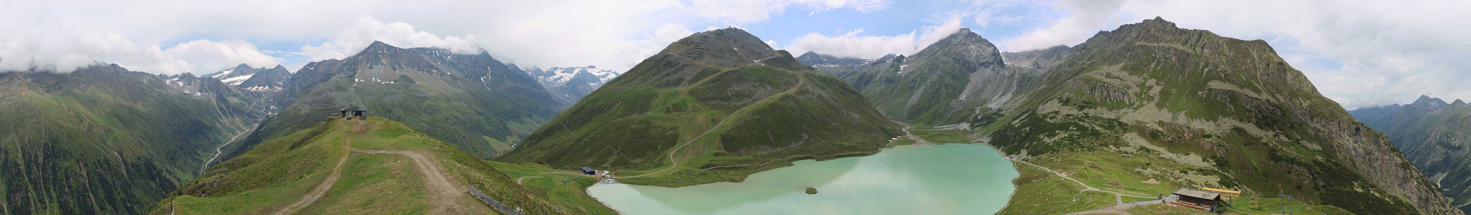 Archiv Foto Webcam Panoramablick auf den Rifflsee