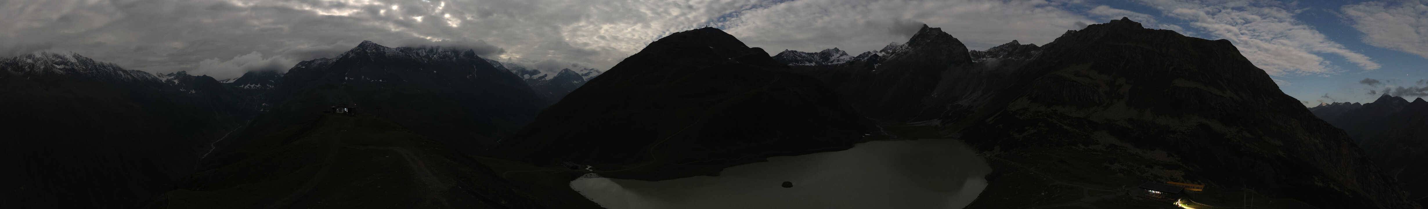 Archiv Foto Webcam Panoramablick auf den Rifflsee