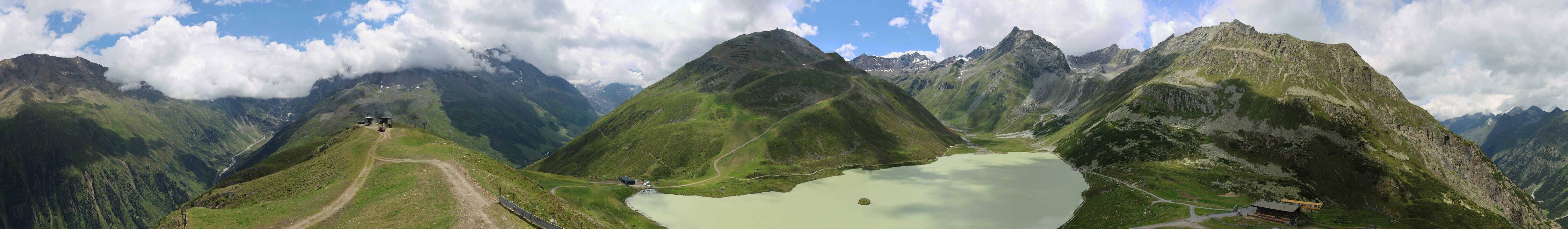 Archived image Webcam Pitztal - Rifflsee