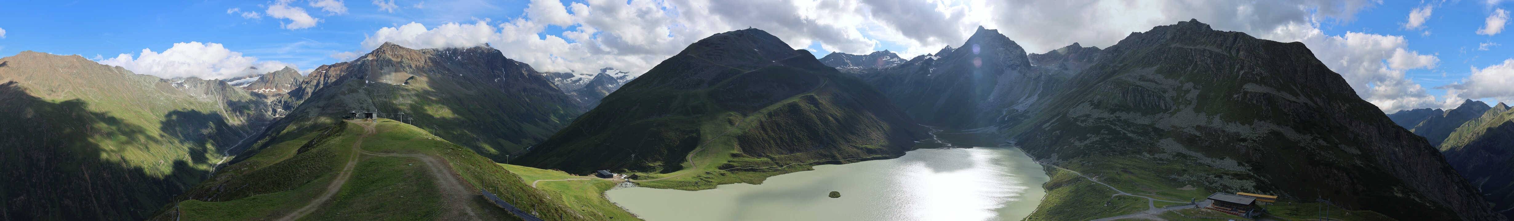Archived image Webcam Pitztal - Rifflsee