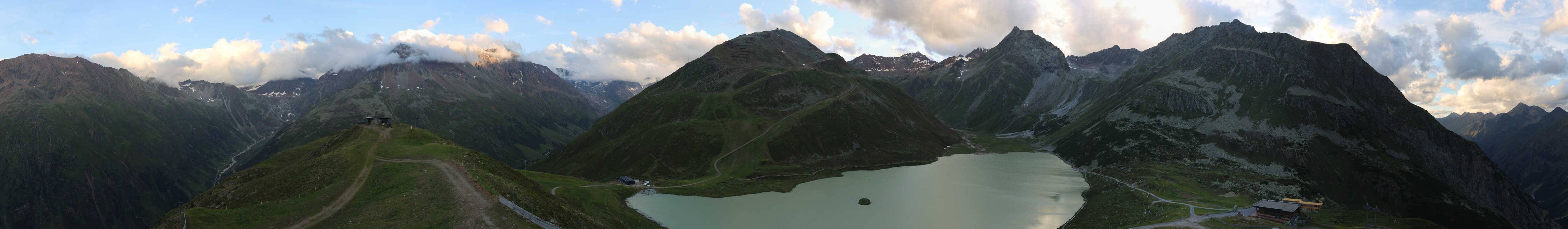 Archived image Webcam Pitztal - Rifflsee