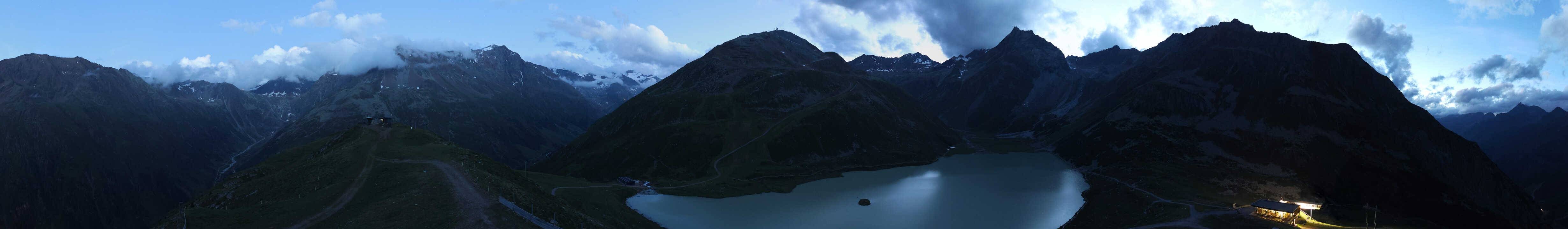 Archived image Webcam Pitztal - Rifflsee