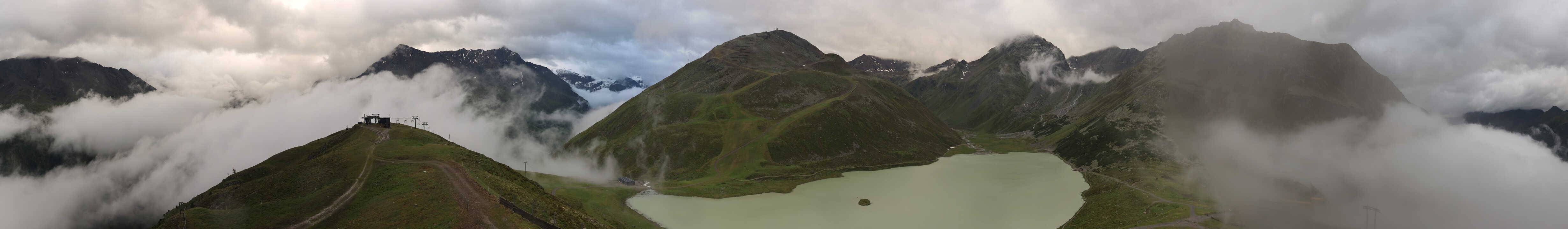 Archiv Foto Webcam Panoramablick auf den Rifflsee
