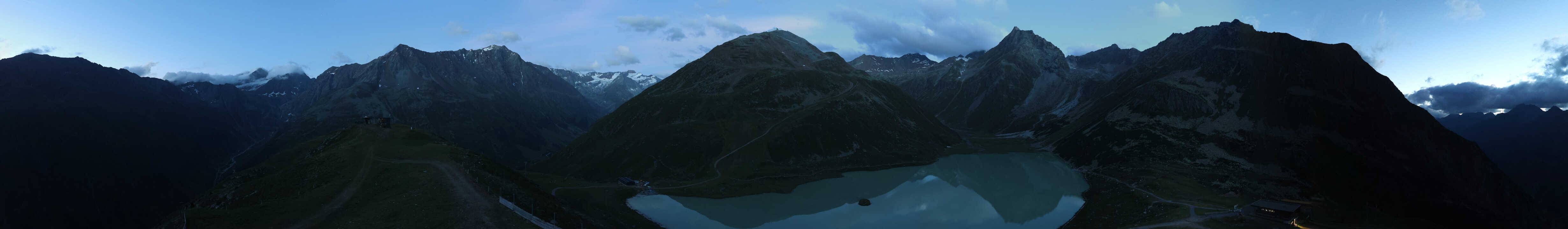 Archiv Foto Webcam Panoramablick auf den Rifflsee