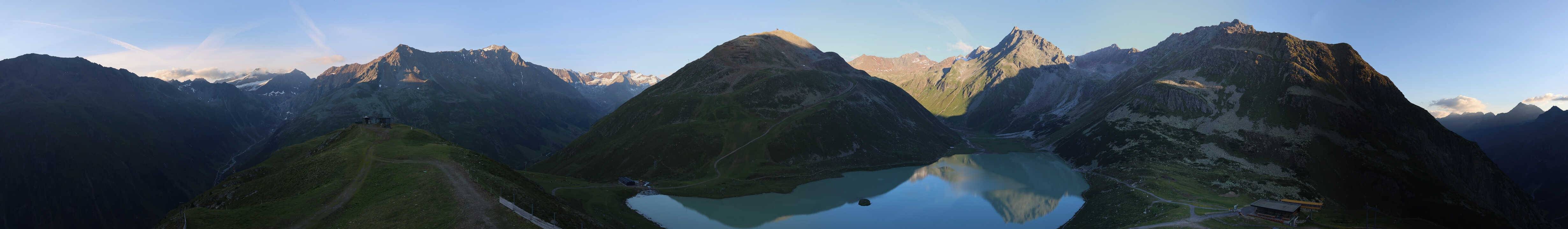 Archiv Foto Webcam Panoramablick auf den Rifflsee